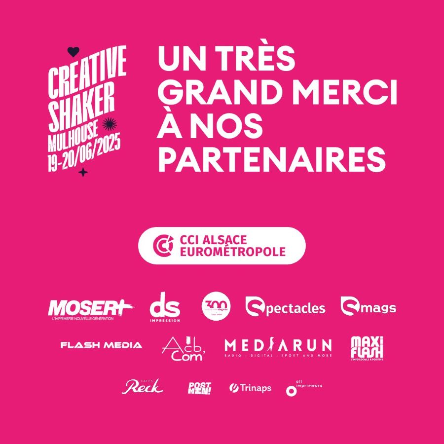 Partenaires Creative Shaker 2025